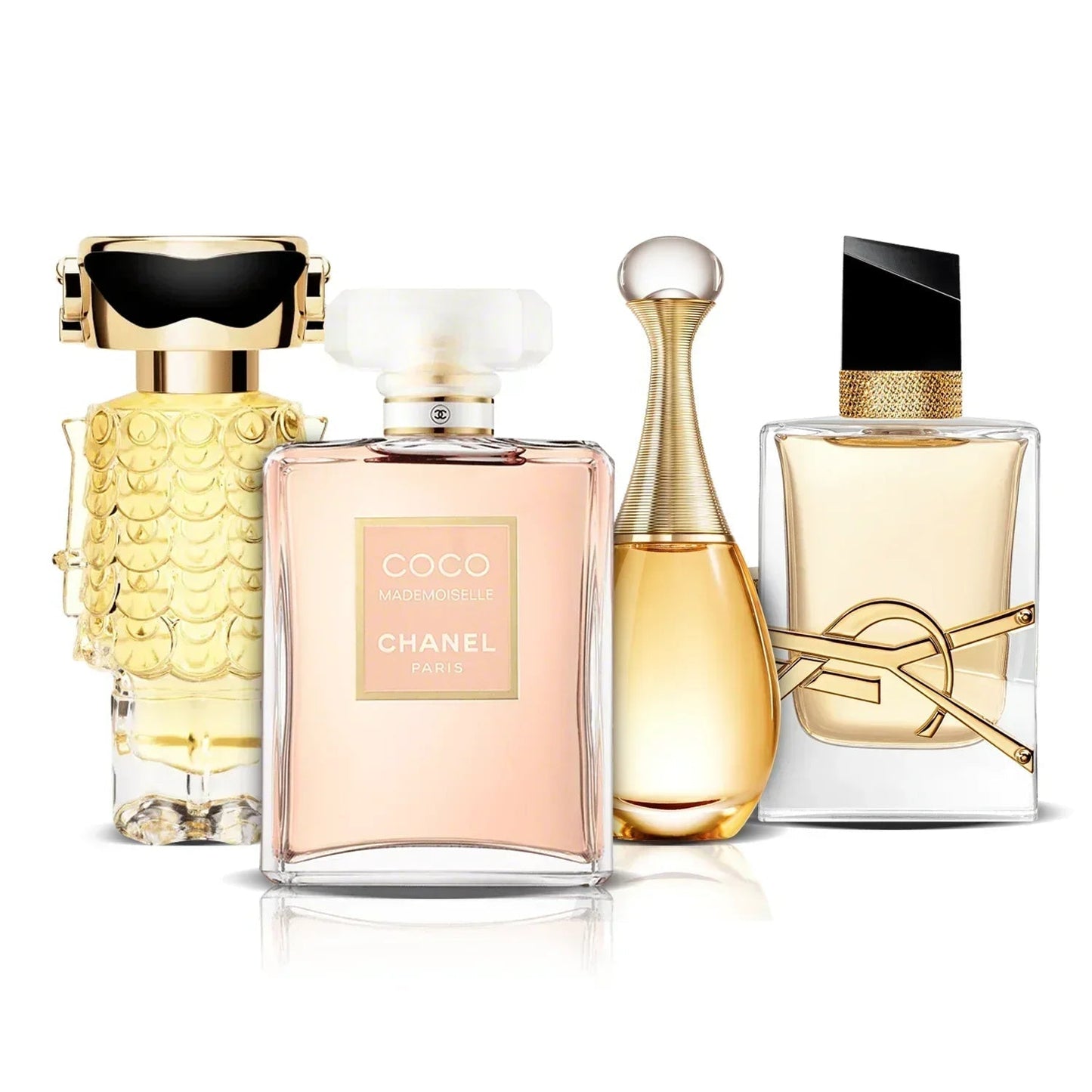 Set od 4 parfema | Fame, Coco Mademoiselle, J'adore i Libre (100 ml)