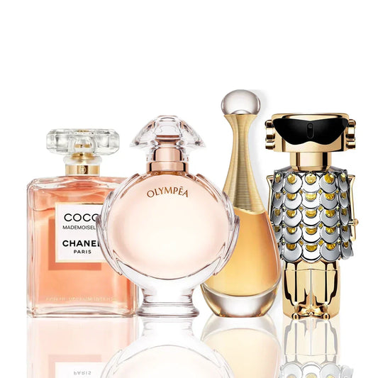 Set od 4 parfema | Coco Chanel + J'Adore + Olympea + Paco Rabanne Fame 100 ml