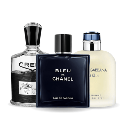 Set od 3 parfema | Bleu de Chanel, Creed Aventus, Light Blue Dolce Gabbana 100 ml