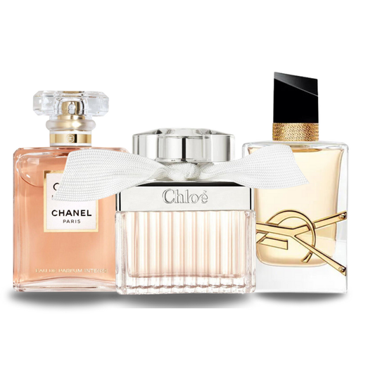 Set od 3 parfema | Chanel COCO MADEMOISELLE, Yves Saint Laurent LIBRE i CHLOÉ 100 ml