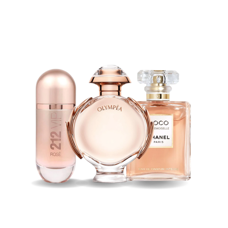 Set od 3 parfema | 212 VIP ROSÉ, OLYMPÉA, COCO MADEMOISELLE 100 ml