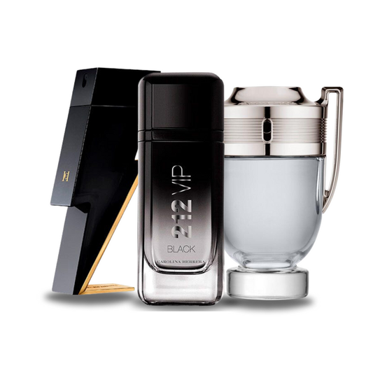 Set od 3 parfema | BAD BOY, 212 VIP BLACK, Paco Rabanne INVICTUS 100 ml