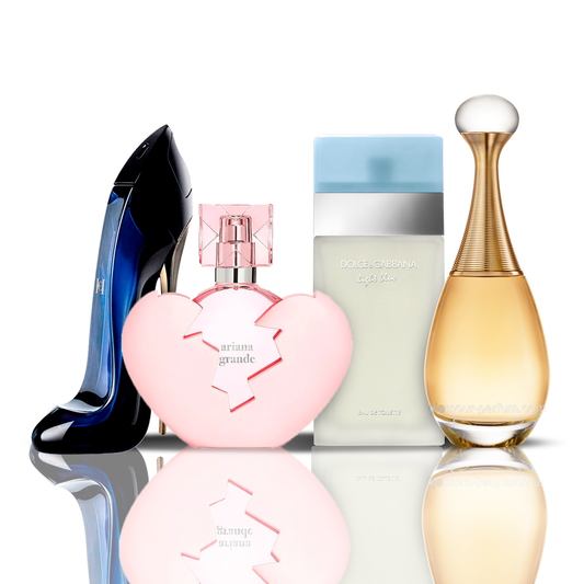 Set od 4 parfema | Thank U Next + Light Blue + Good Girl + J'adore 100 ml
